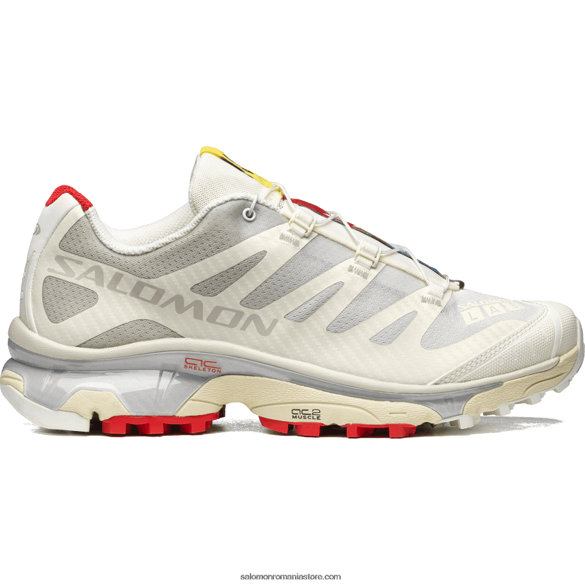 Salomon gheață de vanilie/roșu aprins/alb pantofi sport pentru bărbați - xt-4 og 6D8X2J64