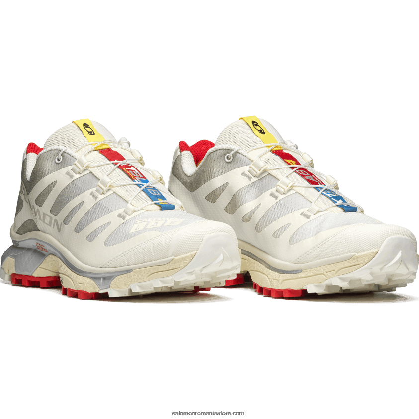 Salomon gheață de vanilie/roșu aprins/alb pantofi sport pentru bărbați - xt-4 og 6D8X2J64