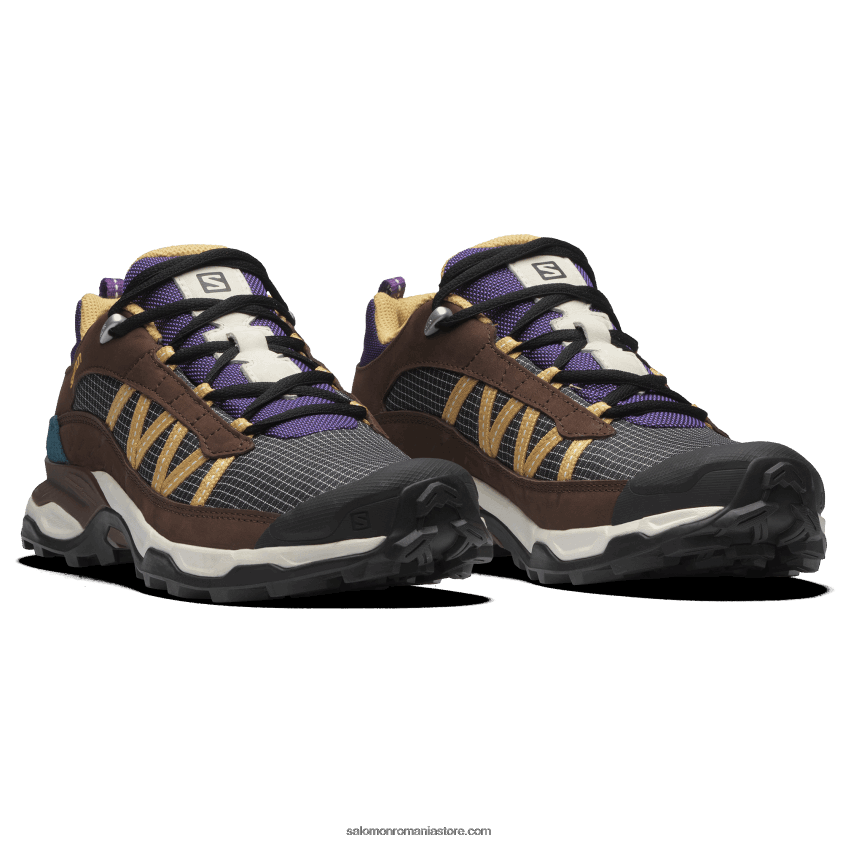 Salomon gheata de vanilie/fondant de ciocolata/frunza de toamna pantofi sport pentru bărbați - shelter low piele 6D8X2J174