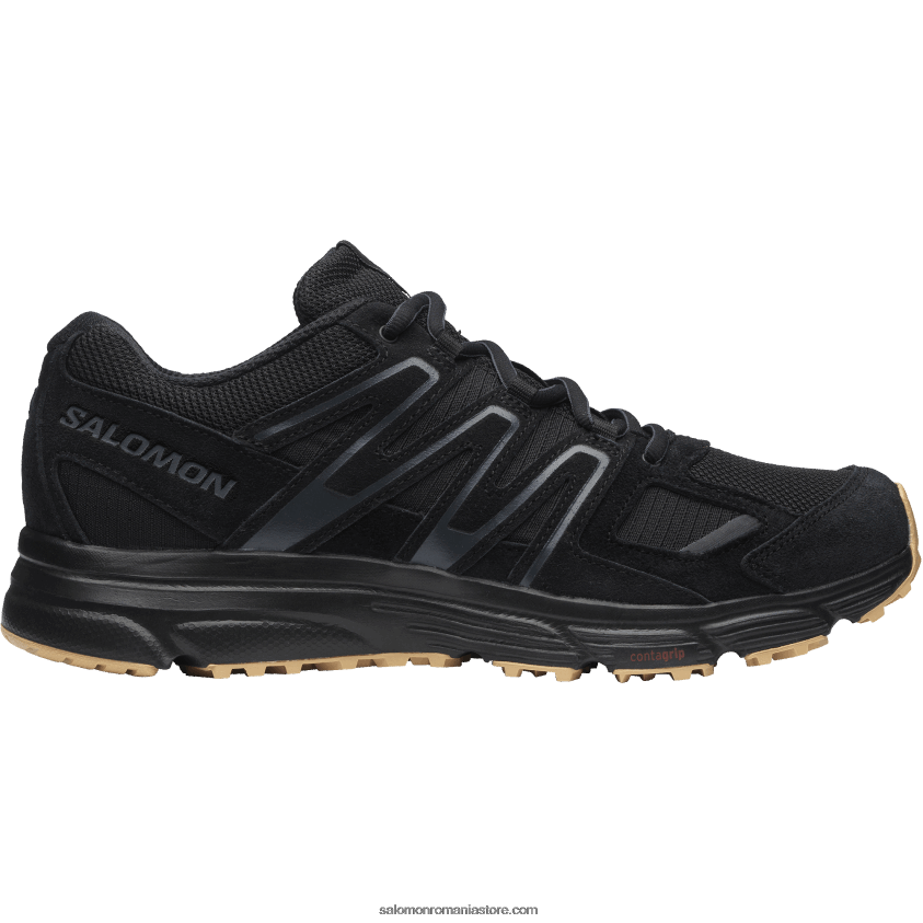 Salomon negru/abanos/gumă3 pantofi sport pentru bărbați - x-mission 4 piele de căprioară 6D8X2J165