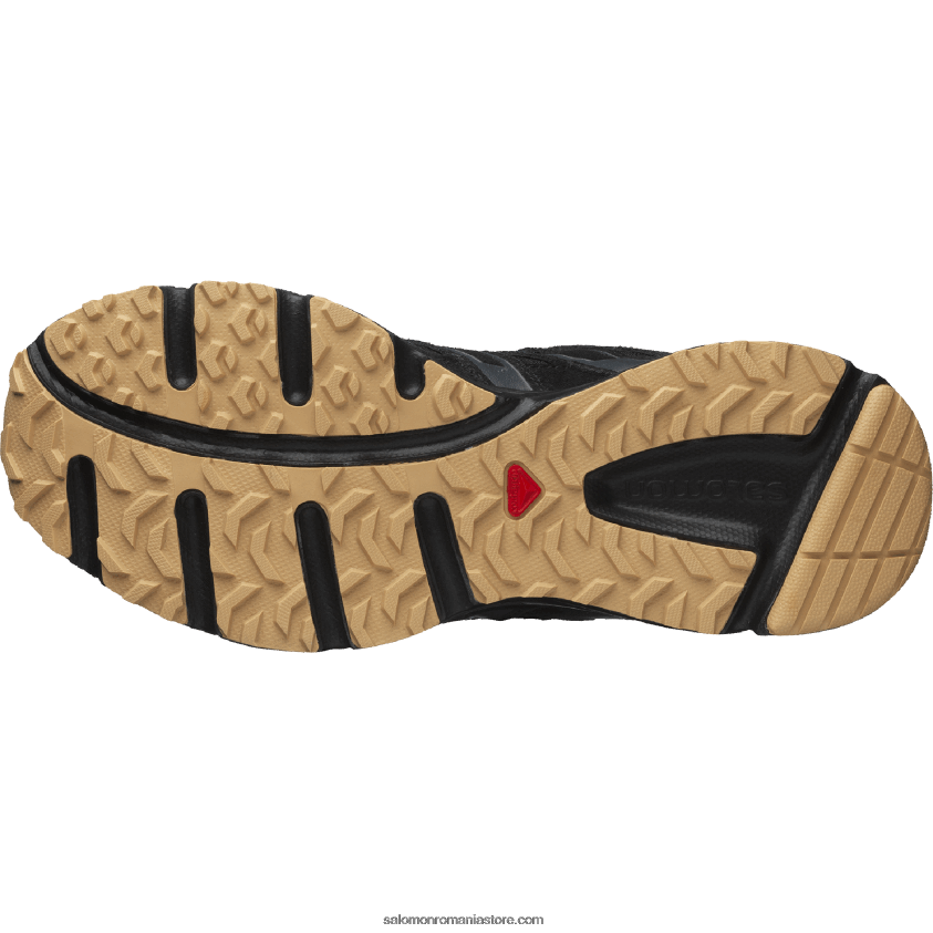 Salomon negru/abanos/gumă3 pantofi sport pentru bărbați - x-mission 4 piele de căprioară 6D8X2J165