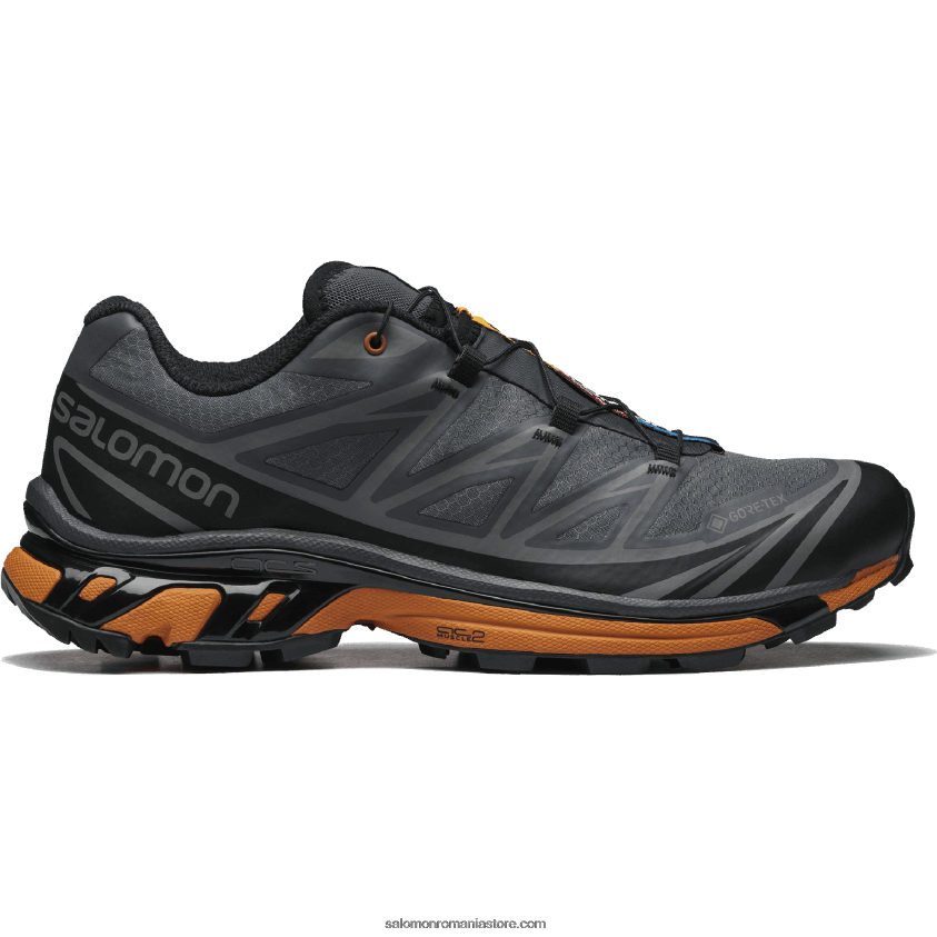 Salomon negru/abanos/marmeladă pantofi sport pentru bărbați - xt-6 gore-tex utility 6D8X2J126