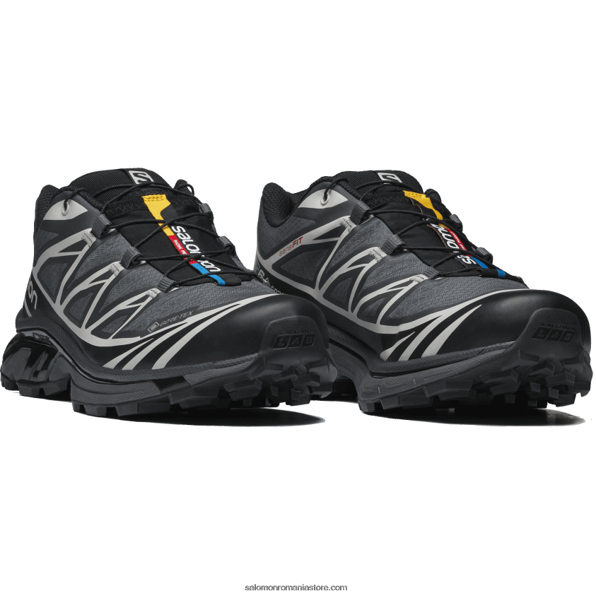 Salomon negru/abanos/rocă lunară pantofi sport pentru bărbați - xt-6 gore-tex 6D8X2J131