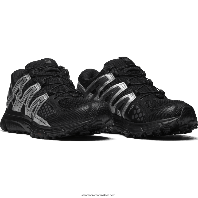 Salomon negru/argintiu metalic x/magnet pantofi sport pentru bărbați - x-mission 3 6D8X2J204