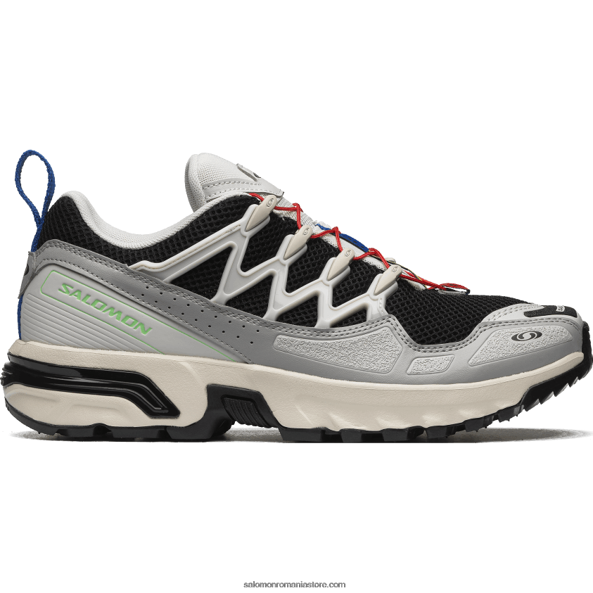 Salomon negru/rocă lunară/aliaj pantofi sport pentru bărbați - acs + og 6D8X2J67