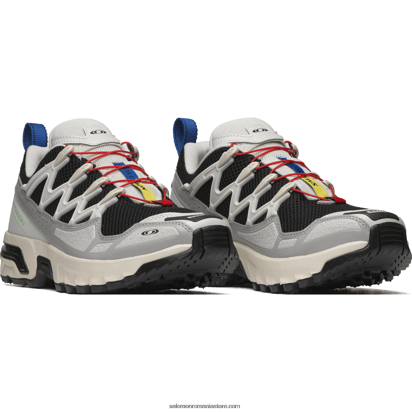 Salomon negru/rocă lunară/aliaj pantofi sport pentru bărbați - acs + og 6D8X2J67