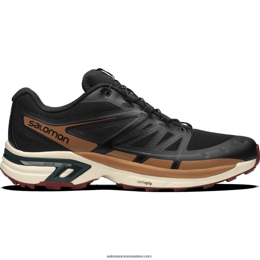 Salomon nisip negru/albit/pin ponderosa pantofi sport pentru bărbați - xt-wings 2 6D8X2J197