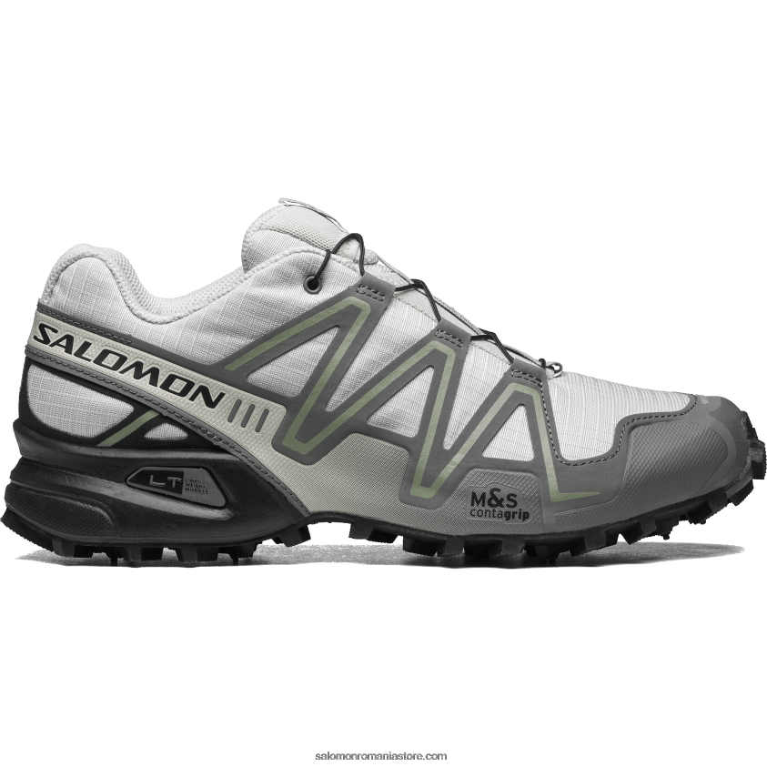 Salomon piatră lunară/pewter/crin pad pantofi sport pentru bărbați - speedcross 3 6D8X2J180