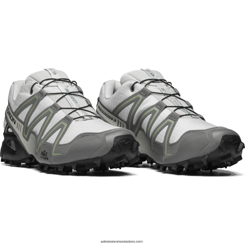 Salomon piatră lunară/pewter/crin pad pantofi sport pentru bărbați - speedcross 3 6D8X2J180