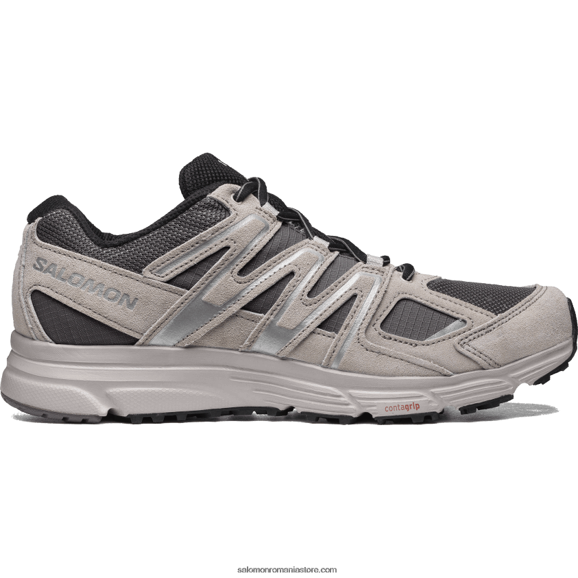 Salomon pisicuta prune/cenusa de trandafiri/ftw argint pantofi sport pentru bărbați - x-mission 4 piele de căprioară 6D8X2J168