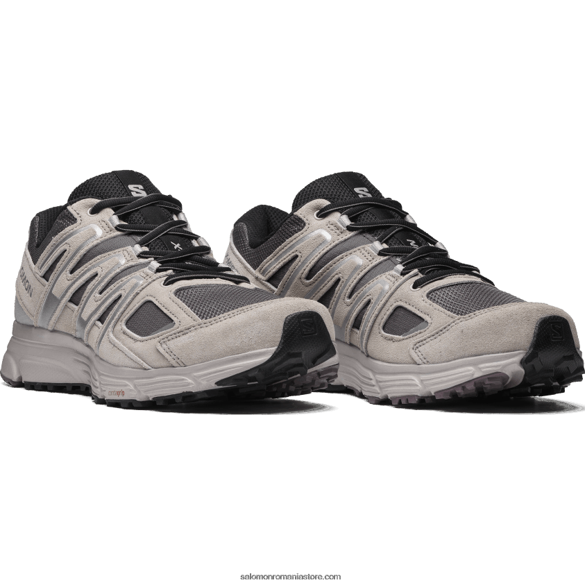 Salomon pisicuta prune/cenusa de trandafiri/ftw argint pantofi sport pentru bărbați - x-mission 4 piele de căprioară 6D8X2J168