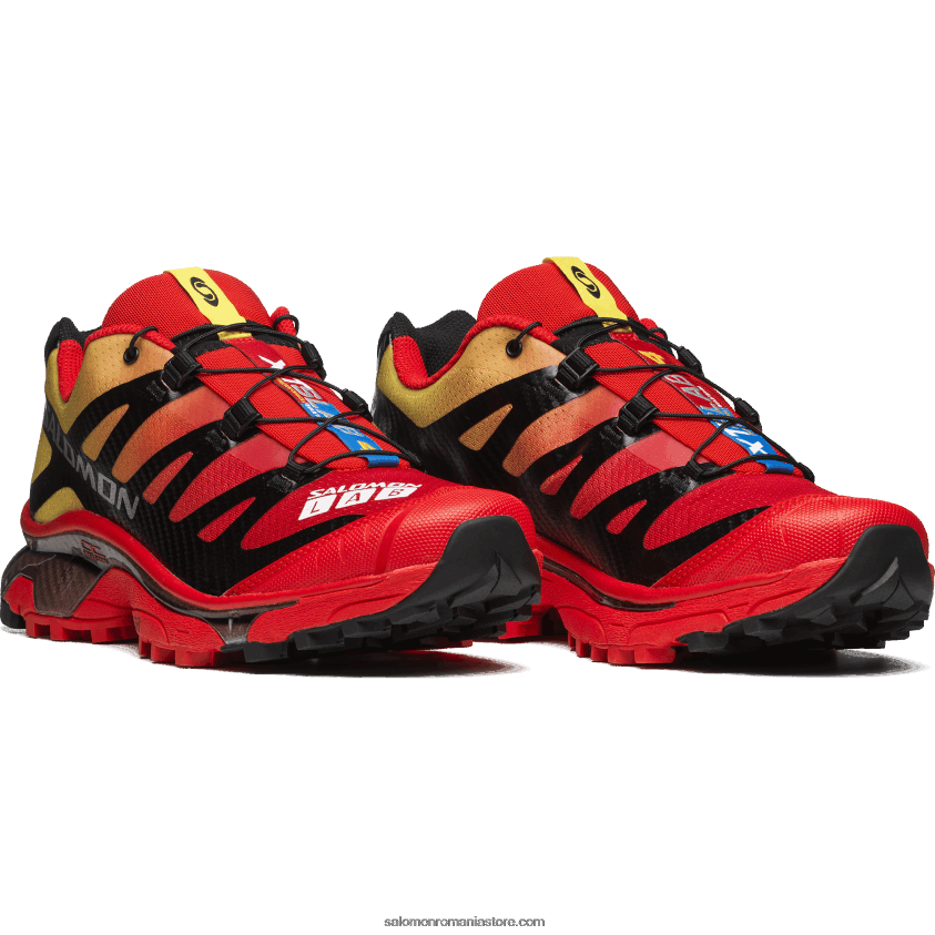 Salomon roșu aprins/negru/galben imperiu pantofi sport pentru bărbați - xt-4 og 6D8X2J63