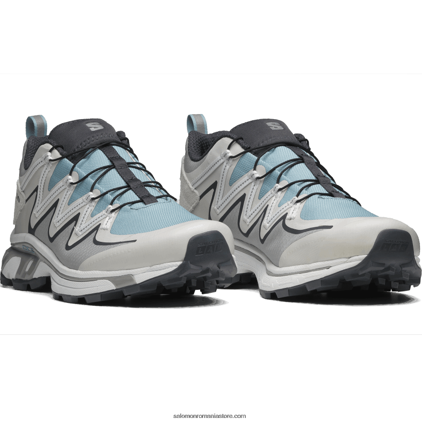 Salomon rocă lunară/alb/albastru piatră pantofi sport pentru bărbați - xt-rush utility 6D8X2J124