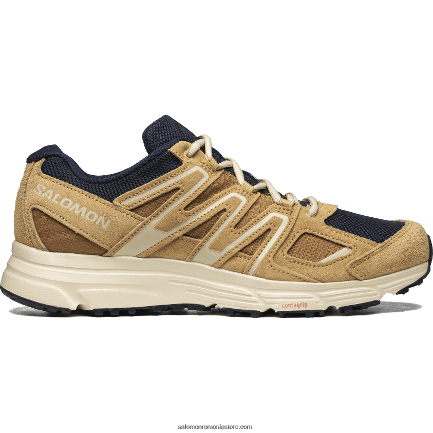 Salomon safir închis/caciuc/cauciuc pantofi sport pentru bărbați - x-mission 4 piele de căprioară 6D8X2J164