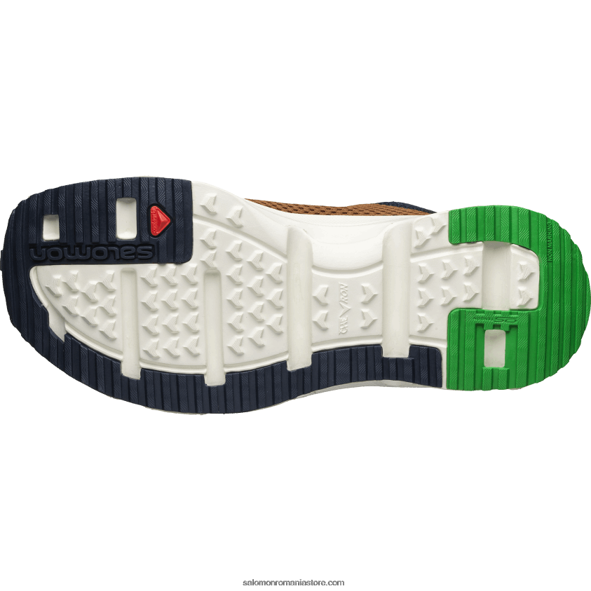 Salomon safir închis/cauciuc/verde vesel pantofi sport pentru bărbați - rx slide 3.0 6D8X2J155