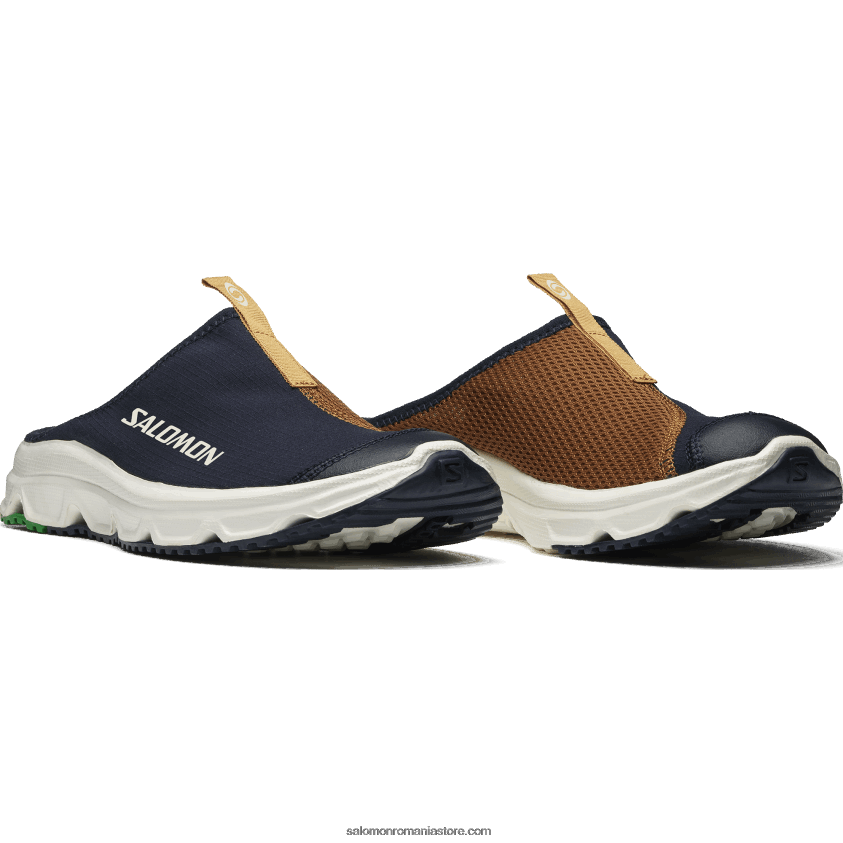 Salomon safir închis/cauciuc/verde vesel pantofi sport pentru bărbați - rx slide 3.0 6D8X2J155