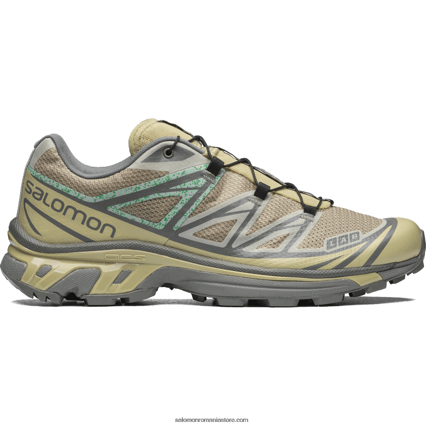 Salomon verde gri/gri muschi/gri castor pantofi sport pentru bărbați - xt-6 mindful 6D8X2J215