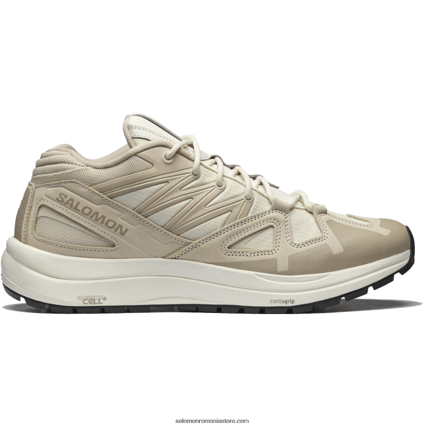 Salomon zi ploioasă/gri pene/gheață de vanilie pantofi sport pentru bărbați - piele odyssey 1 avansată 6D8X2J221