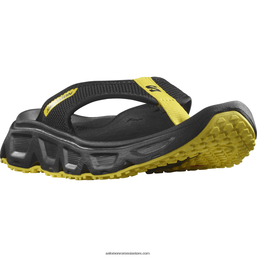 Salomon negru/buttercup pantofi de recuperare bărbați - reelax break 6.0 6D8X2J1487