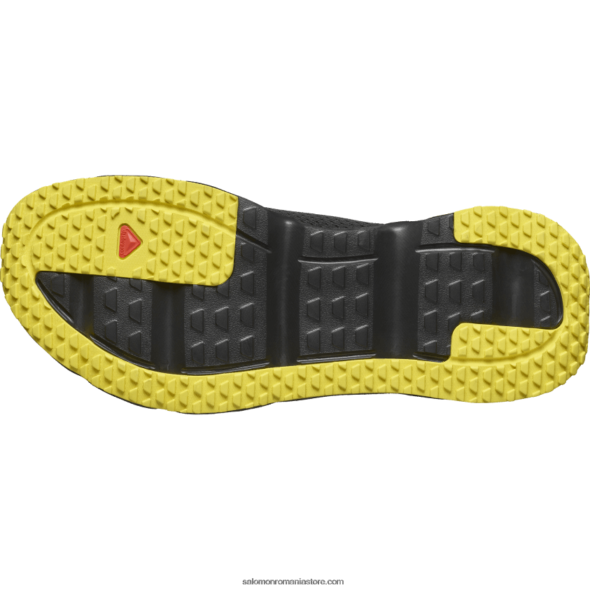 Salomon negru/buttercup pantofi de recuperare pentru bărbați - reelax slide 6.0 6D8X2J1488
