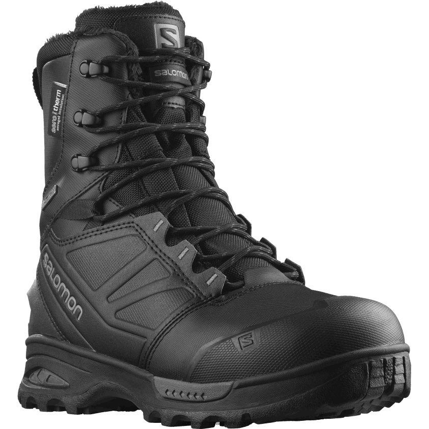 Salomon negru/magnet cizme de iarna barbatesti - toundra pro clima waterproof 6D8X2J1079