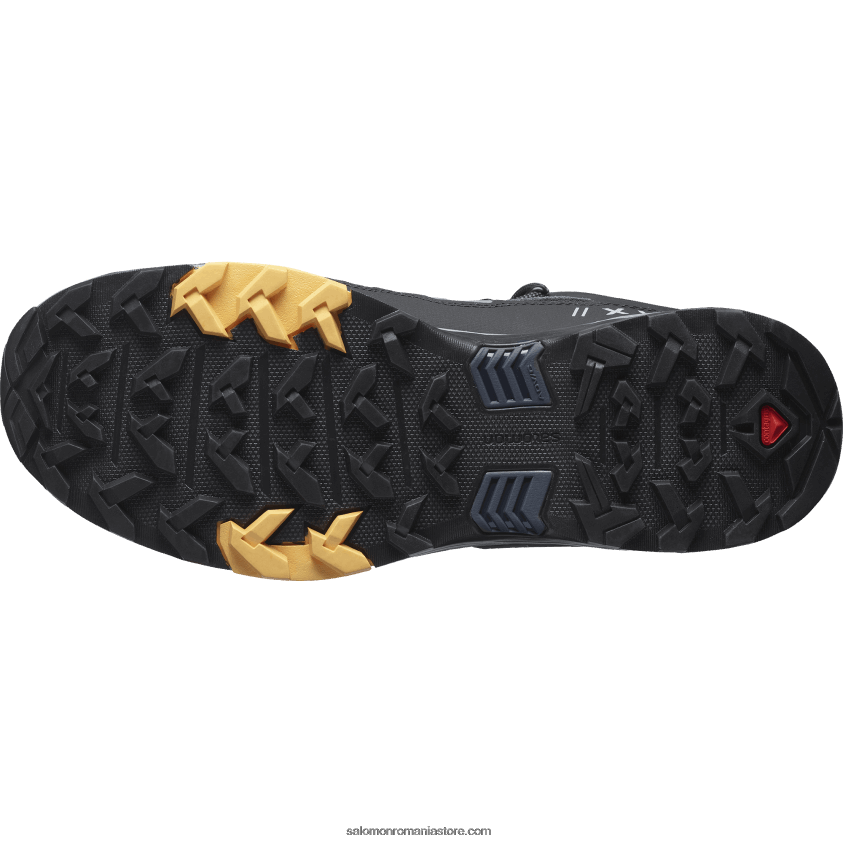 Salomon nuanta linistita/negru/cais cald cizme de iarna barbati - x ultra 4 mid winter thinsulate clima waterproof 6D8X2J1080