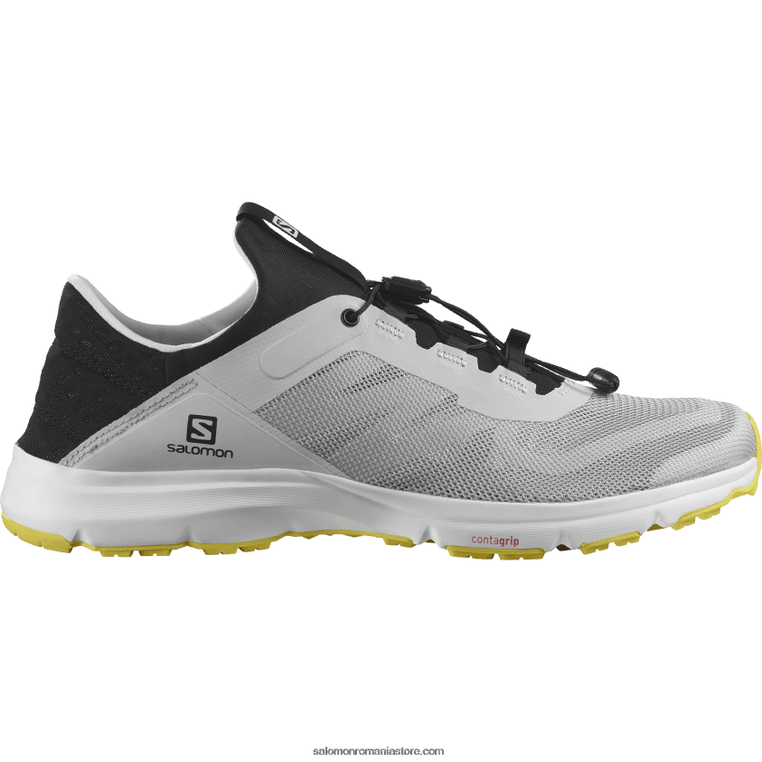 Salomon stâncă lunară/neagră/buttercup sandale bărbați - amphib bold 2 6D8X2J1081