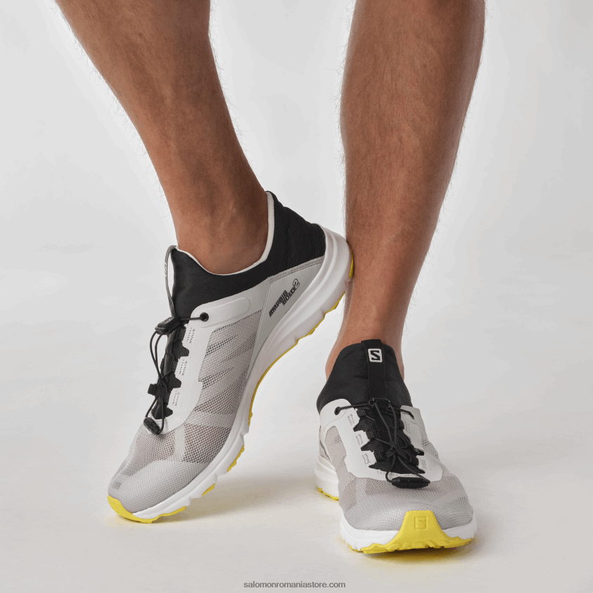 Salomon stâncă lunară/neagră/buttercup sandale bărbați - amphib bold 2 6D8X2J1081