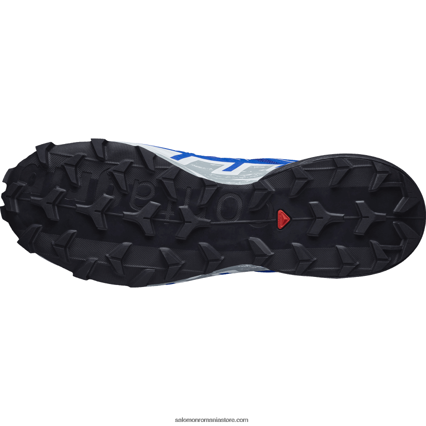 Salomon albastru nautic/negru/alb pantofi de alergare pentru bărbați - speedcross 6 gore-tex 6D8X2J1467