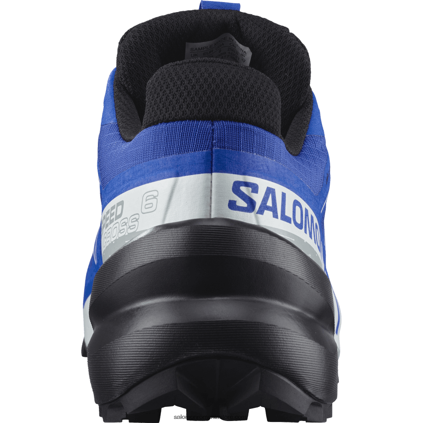 Salomon albastru nautic/negru/alb pantofi de alergare pentru bărbați - speedcross 6 gore-tex 6D8X2J1467