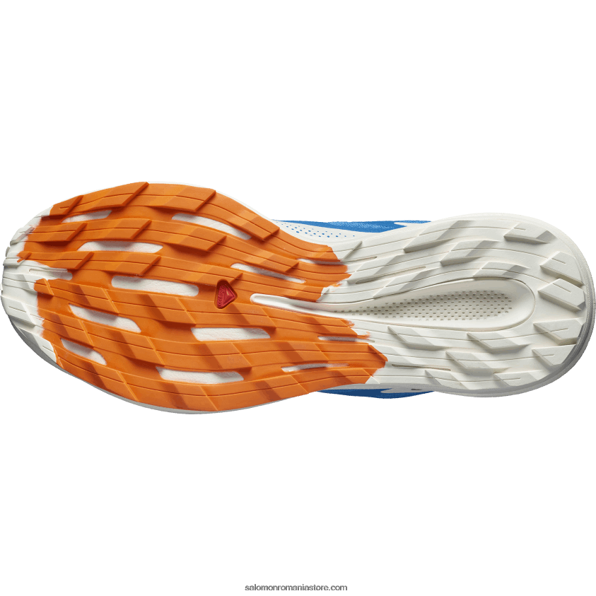 Salomon bunting indigo/gheata de vanilie/portocal vibrant pantofi de alergare pentru bărbați – pulsar trail 6D8X2J1458