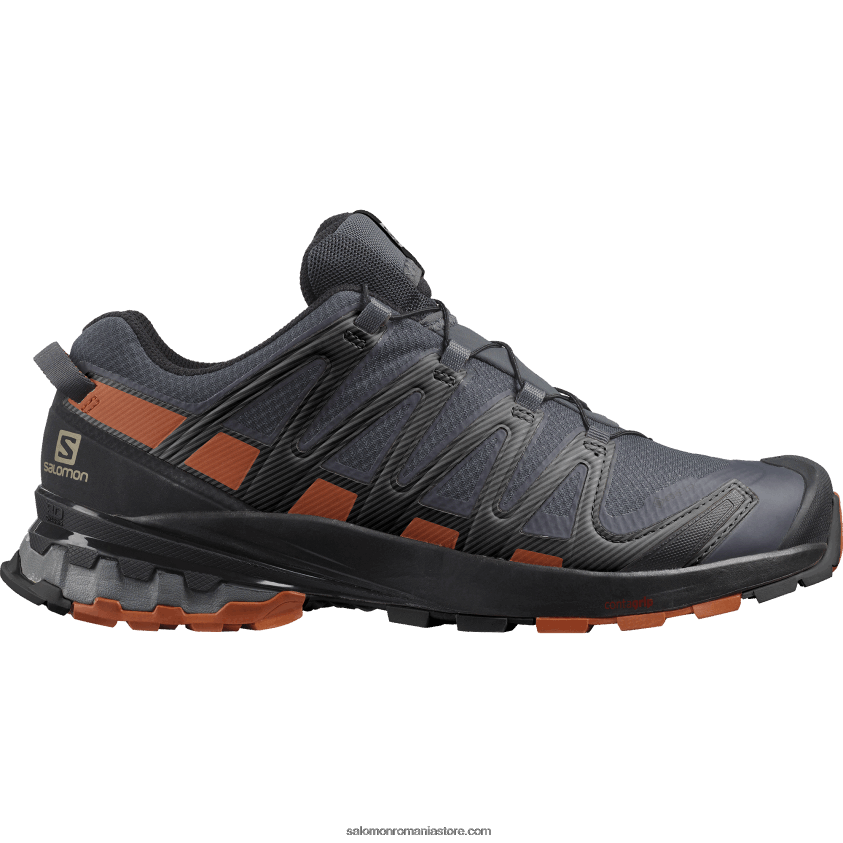 Salomon cafenea abanos/caramel/negru pantofi de alergare pentru bărbați - xa pro 3d v8 gore-tex 6D8X2J1481