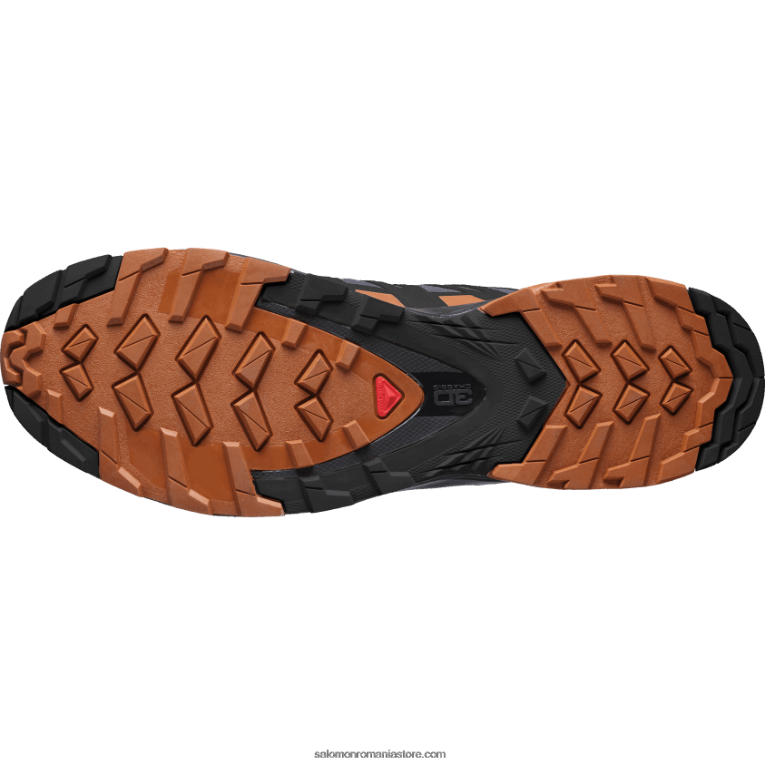 Salomon cafenea abanos/caramel/negru pantofi de alergare pentru bărbați - xa pro 3d v8 gore-tex 6D8X2J1481