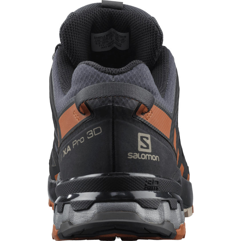 Salomon cafenea abanos/caramel/negru pantofi de alergare pentru bărbați - xa pro 3d v8 gore-tex 6D8X2J1481