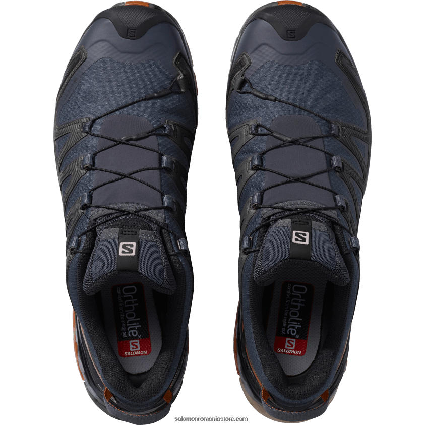 Salomon cafenea abanos/caramel/negru pantofi de alergare pentru bărbați - xa pro 3d v8 gore-tex wide 6D8X2J1472