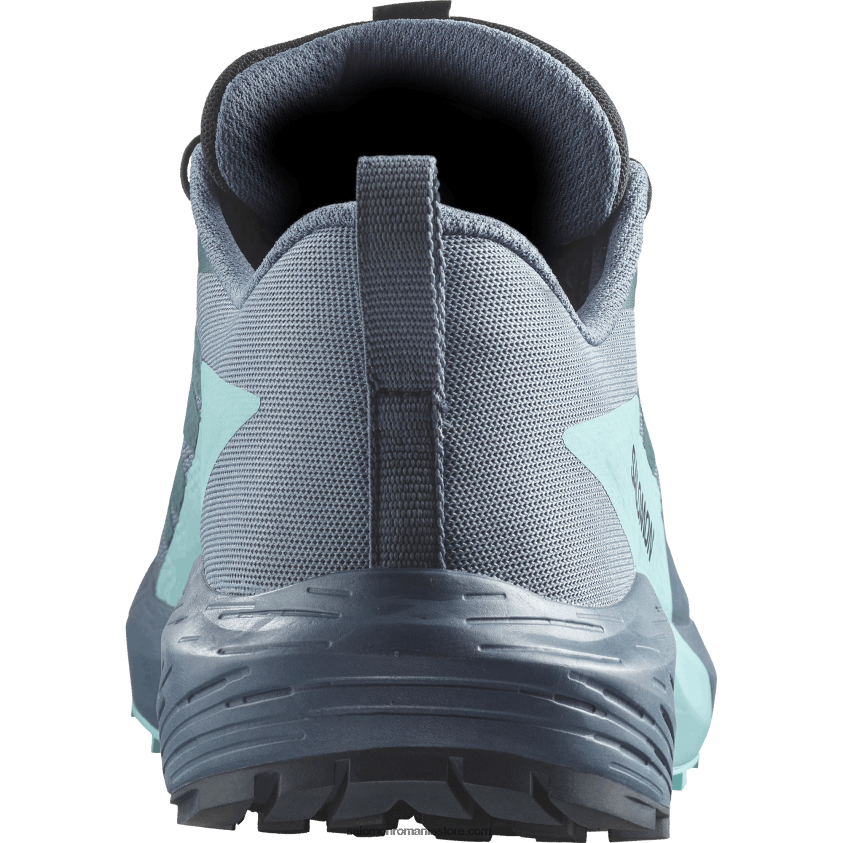 Salomon carbon/blue stralucire/china blue pantofi de alergare pentru bărbați - sense ride 5 gore-tex 6D8X2J1445