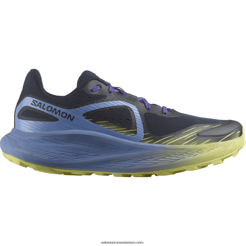 Salomon cer de granada/safir întunecat/tei însorit încălțăminte de trail pentru bărbați - glide max tr 6D8X2J1448