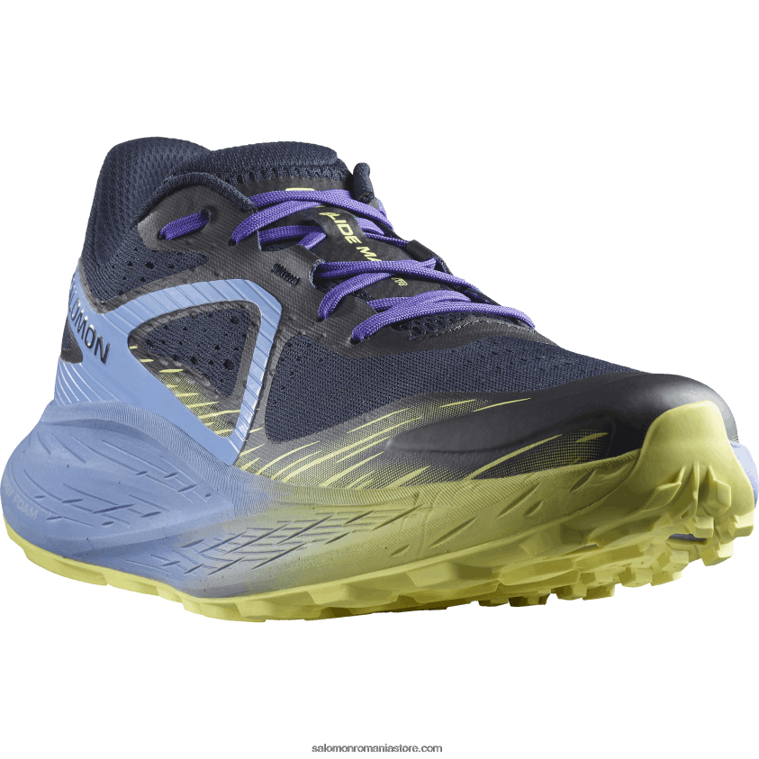 Salomon cer de granada/safir întunecat/tei însorit încălțăminte de trail pentru bărbați - glide max tr 6D8X2J1448