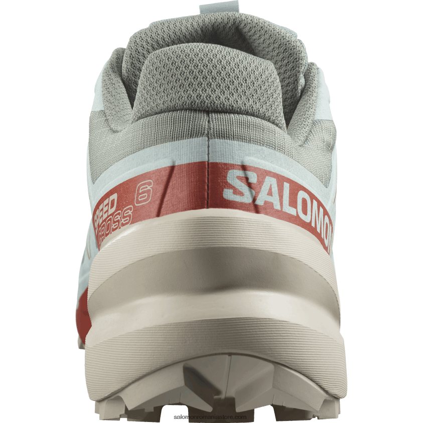 Salomon crin/zi ploioasă/aqua albită pantofi de alergare pentru bărbați - speedcross 6 6D8X2J1454