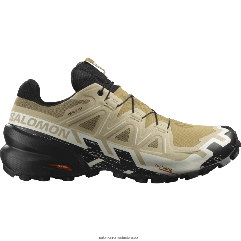 Salomon gheață de varec/negru/vanilie pantofi de alergare pentru bărbați - speedcross 6 gore-tex 6D8X2J1466