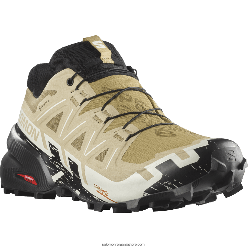 Salomon gheață de varec/negru/vanilie pantofi de alergare pentru bărbați - speedcross 6 gore-tex 6D8X2J1466