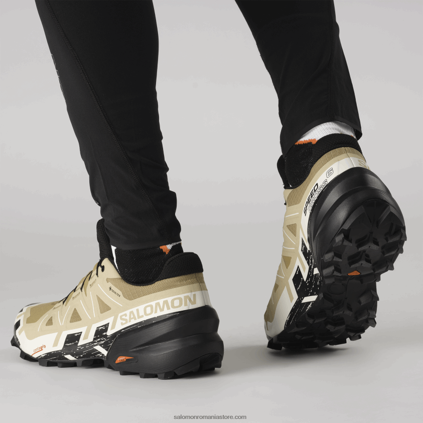 Salomon gheață de varec/negru/vanilie pantofi de alergare pentru bărbați - speedcross 6 gore-tex 6D8X2J1466