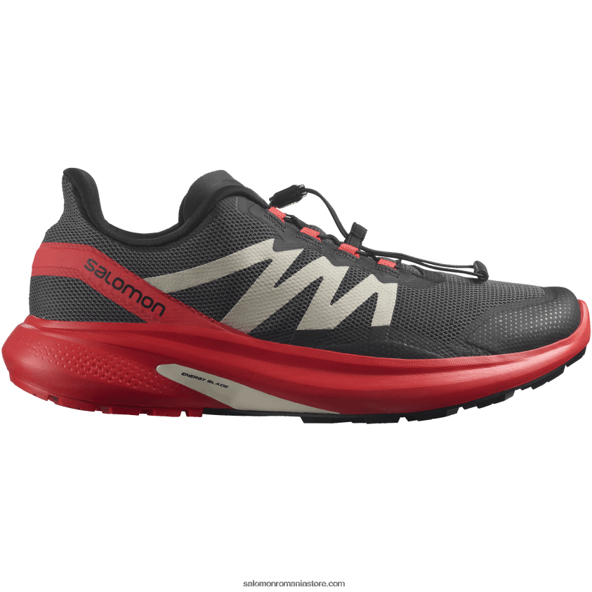 Salomon magnet/rosu mac/negru pantofi de alergare pentru bărbați - hypulse 6D8X2J1484