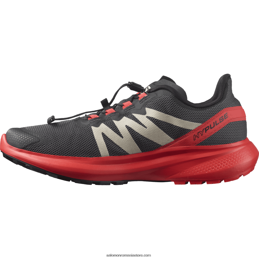 Salomon magnet/rosu mac/negru pantofi de alergare pentru bărbați - hypulse 6D8X2J1484