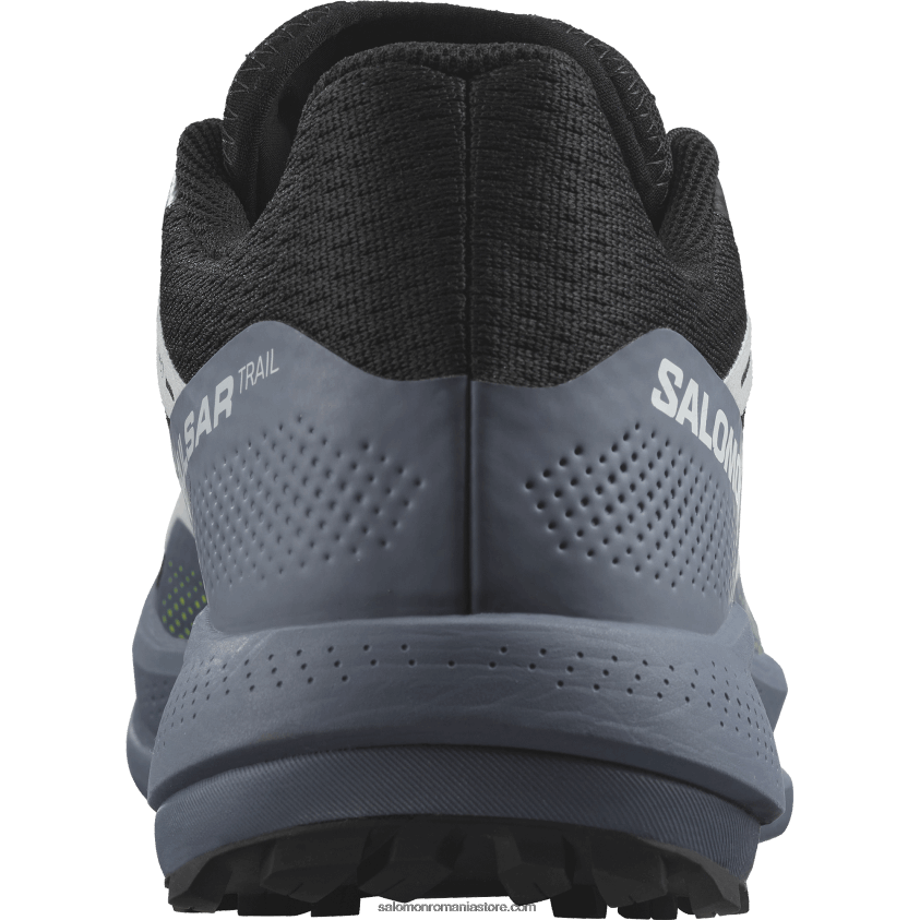 Salomon negru/albastru china/gheata arctica pantofi de alergare pentru bărbați – pulsar trail 6D8X2J1459