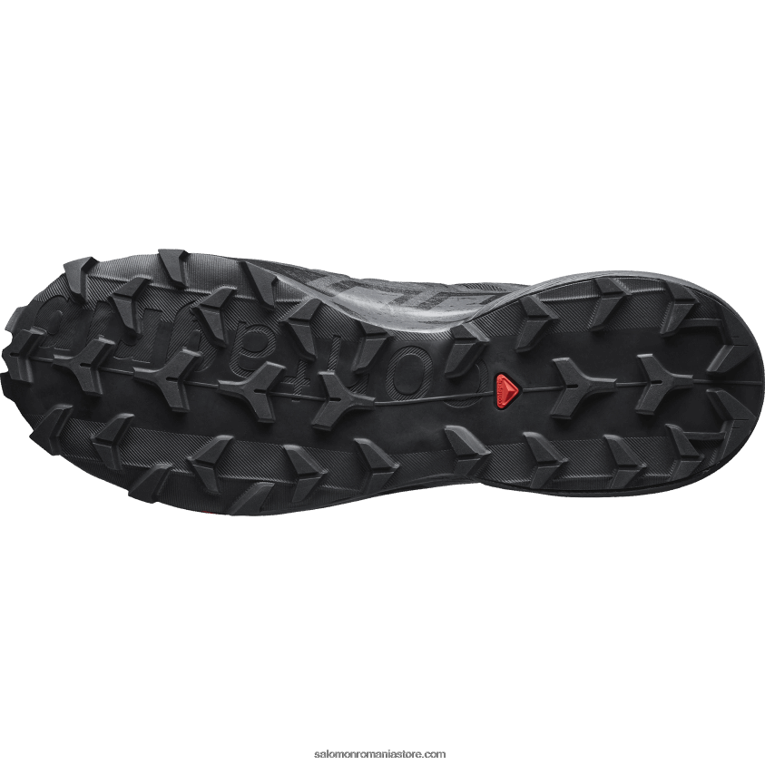 Salomon negru/fantomă pantofi de alergare pentru bărbați - speedcross 6 gore-tex 6D8X2J1465