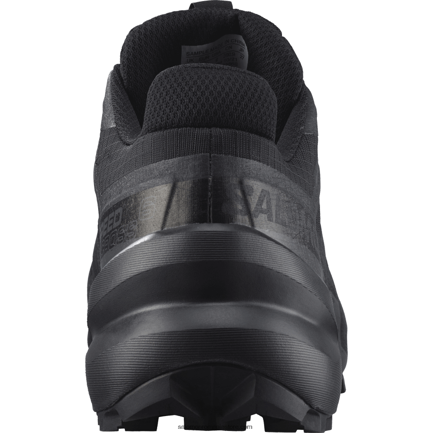 Salomon negru/fantomă pantofi de alergare pentru bărbați - speedcross 6 gore-tex 6D8X2J1465