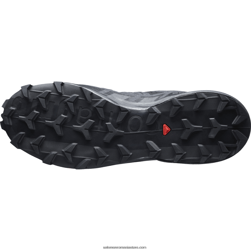 Salomon negru/fantomă pantofi de trail pentru bărbați - speedcross 6 lățime 6D8X2J1471
