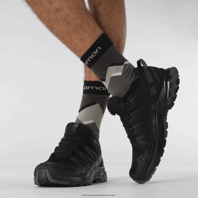 Salomon negru/magnet pantofi de alergare pentru bărbați - xa pro 3d v8 6D8X2J1479