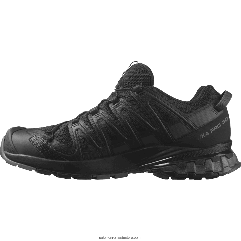 Salomon negru/magnet pantofi de alergare pentru bărbați - xa pro 3d v8 6D8X2J1479